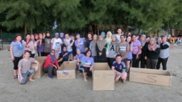 Boat Race and Master Piece challenge for FM Global Team building